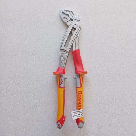 Benman 240mm 1000v pinza isolata powergrip regolabile per tubi (1/5)