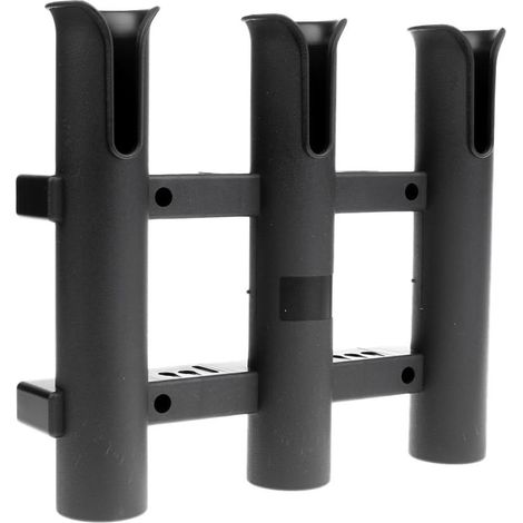 Support De Canne À Pêche - Lot De 3 - Plastique Moulé - Rangement Vertical - Pour Bateau Et Quai (1/5)
