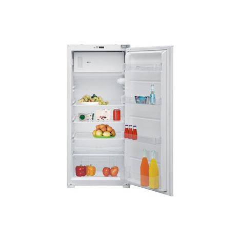 Airlux – Réfrigérateur intégrable 1 porte – Volume 178L – Dimensions H122.5 x L54 x P54.5 cm – Froid statique – Classe énergétique E