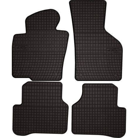 Alfombrillas de goma para Volkswagen Passat B6 sedán, station wagon, variant (2005-2010) - negras, montadas (1/5)