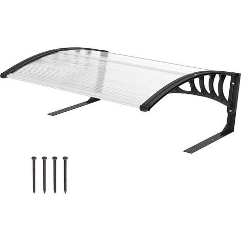 Abri de tondeuse extérieur étanche, résistant aux UV 30+, en aluminium, 100 x 81 x 43 cm, noir et bc (1/5)