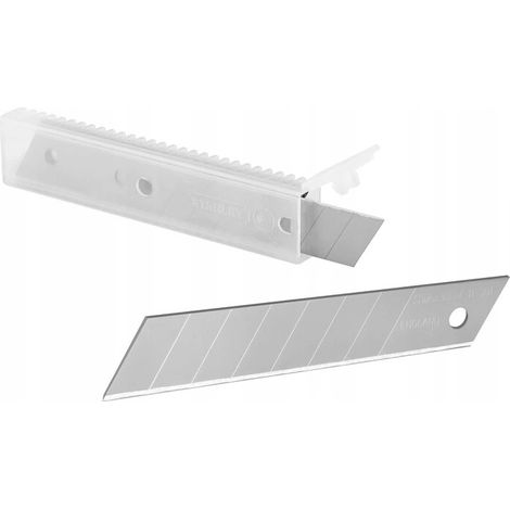 Lames sécables 18 mm, lot de 10, STANLEY 11-301 (1/3)