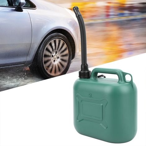 Bidon d'huile portable en plastique ABS vert de 5 L (1/5)
