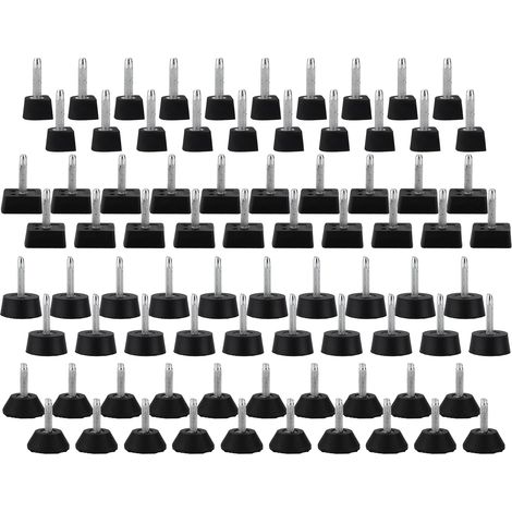 80 Pièces Embouts Talons TPU Polyuréthane Anti-Bruit Confortables pour Réparation Chaussures (1/5)