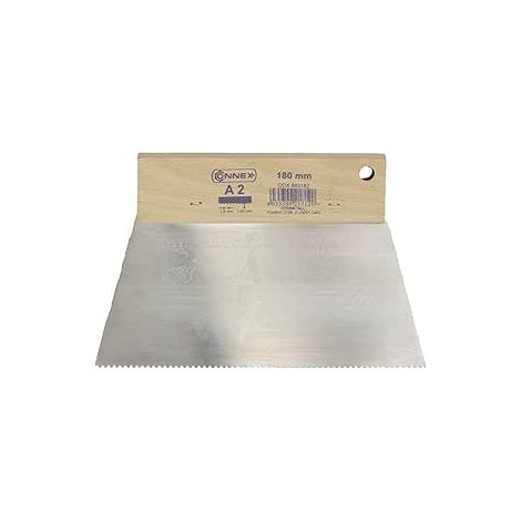 Spatola dentata 180 mm. denti 1,8 x 65