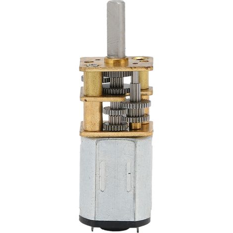 Moteur Réducteur DC 6V 12FN20 10RPM avec Arbre 3x10mm pour Robotique et Modélisme (1/5)
