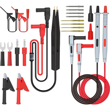 Kit de plomb de test multimètre électrique, kit de leads de (1/5)