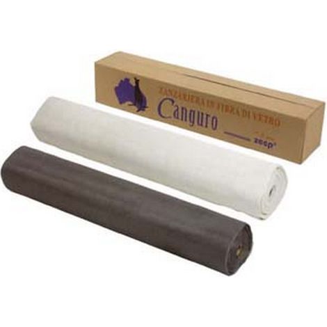 1RT ZANZARIERA IN FIBRA VETRO EXTRA - maglia 18/16 - cm.60 x mt.50 - colore bianco