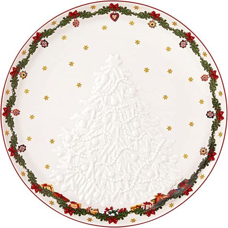 Ciotola di beneficenza a forma di albero di Natale fantasy di Villeroy & Boch. (1/5)
