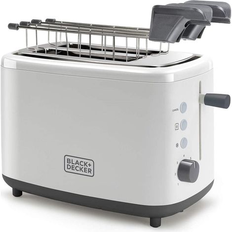 Black+Decker BXTOA820E Toaster Weiß 7 Bräunungsstufen (1/5)
