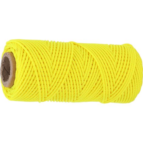 Bobine de Plongée Fluorescente Jaune 46m - Fil Solide pour Recharge Spool Sous-marin (1/5)
