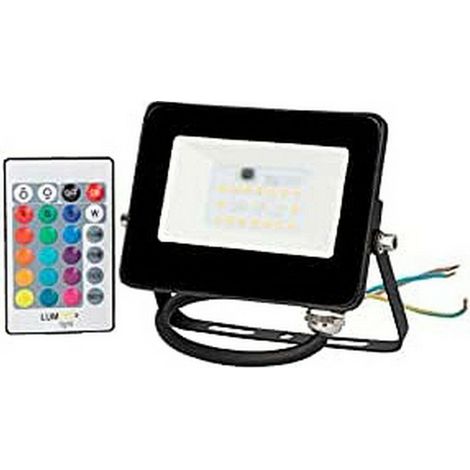 Foco proyector led rgb 10 w 806 lm 12,4 x 3,7 x 10,6 cm (1/2)