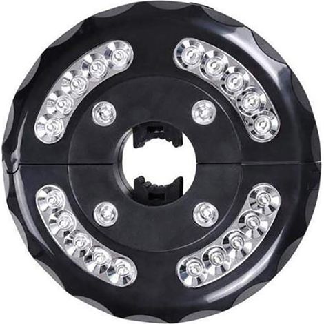 Lumières de parasol de patio lumière blanc 3 modes d'éclairage 24 lumières LED pour parasols de patio, tentes de camping et autres utilisations en extérieur