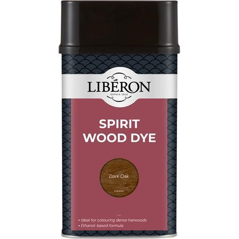 Liberon 126787 Spirit Wood Dye Dark Oak 1 litre LIBSDDO1LN (1/2)