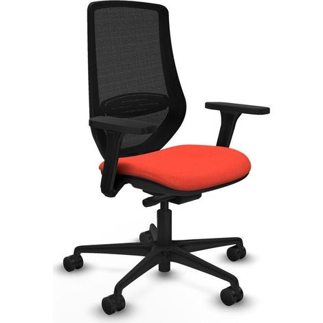 Piqueras y Crespo D036N0W Chaise de Bureau Orange Foncé