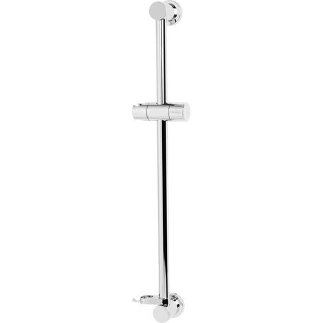 Bristan Casino Chrome Riser Rail with Fixed Position Brackets - CAS-RRAIL01-C