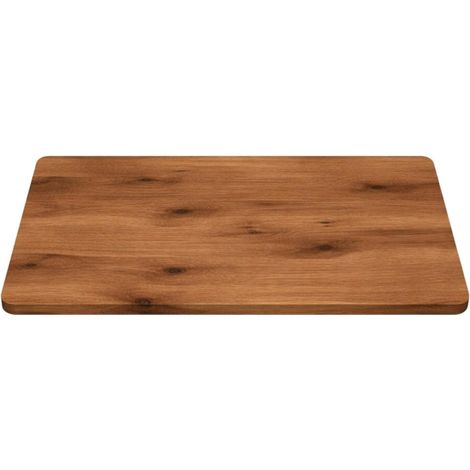 Rallonge pour tables en chêne brun bords biseautés largeur 100 cm (50cm) PALERME