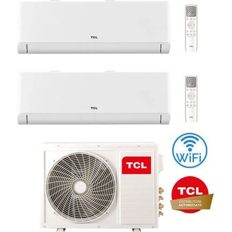 TCL BreezeIN P5-Serie Wifi R32 Dual Split Inverter-Klimaanlage 9000 + 12000 BTU mit E.U. MT1420 Klasse A++/A+
