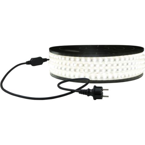 Ruban LED de chantier à brancher 25M 1420LM 5K IP65 (1/2)