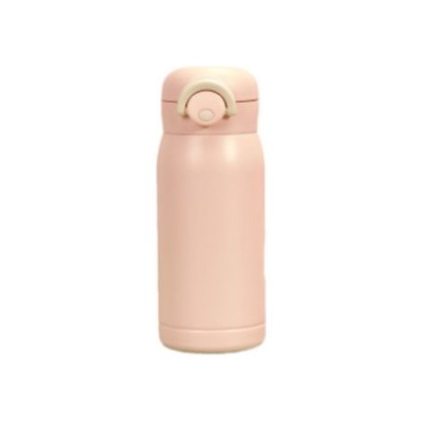 Minibotella de agua de aproximadamente 320 ml,termo pequeño de acero inoxidable con aislamiento al vacío,color rosa (1/5)