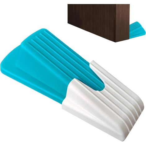 Butées-Porte Fixation Adhésive, Sans Perçage, Insonorisé, Antidérapant  Cale-porte sans perçage pour maison, hôtel, salle de bain, chambre, dortoir, appartement, maison, appartement, dortoir, cha (1/5)