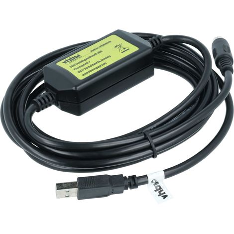 vhbw PLC Programmierkabel kompatibel mit Mitsubishi MELSEC FX1N, FX3U, FX3GA, FX2N, FX1S, FX Steuerungssystem - Verbindungskabel, 3 m (1/5)