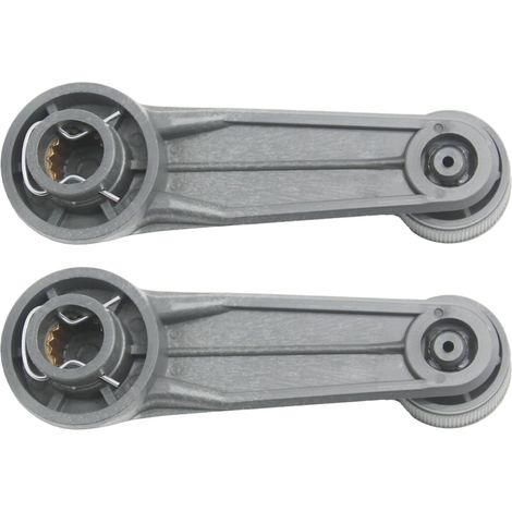 Manivelles lève-vitre intérieures grises – Lot de 2 – Compatible Toyota Tacoma, Tundra, Matrix, Camry, Corolla (1/4)