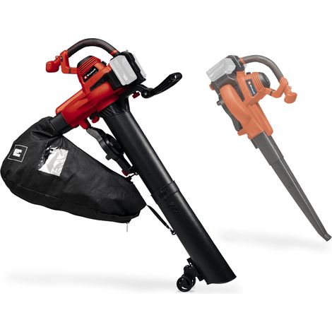 Einhell Aspirateur-souffleur de feuilles sans fil GE-CL 36/230 Li E-Solo PXC (36V, mode Turbo, avec tube d’aspiration et tube de soufflage) Livré sans Batterie ni Chargeur