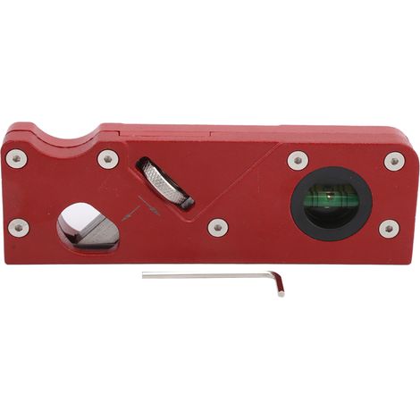 Rabot à bois manuel 45° biseau, outil de menuisier pour chanfrein et finition de bord, rouge, dégauchisseuse de précision (1/5)