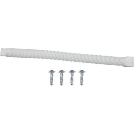 Extensions de Tuyau de Descente de Gouttière Rallonge de Tuyau de Descente Rétractable Rallonge de Tuyau de Descente Flexible Accessoires de Bec de Descente Fournitures de (Blanc) (1/4)