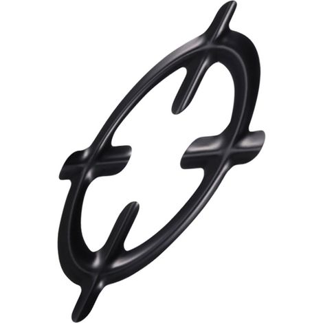 Support Rond en Métal Noir pour Cuisinière à Gaz, Léger et Facile à Installer, pour Camping et Cuisson en Extérieur Cafetière Moka (1/5)