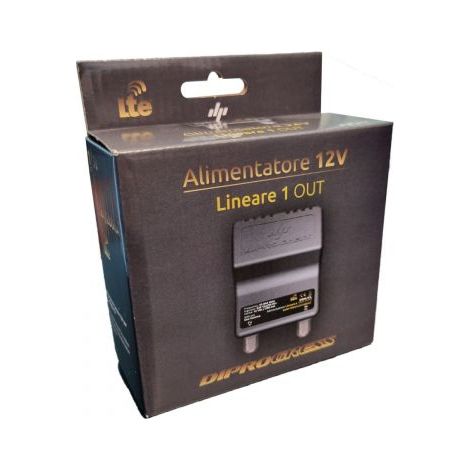 Diprogress Alimentatore lin 12V - 200mA 1out connettori F - DPAL11L