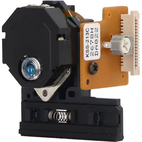 La lentille laser bleue de la cellule optique est fabriquée en matériau ABS et comporte une tête laser monocanal à fonctionnement continu, adaptée aux lecteurs DVD/CD.