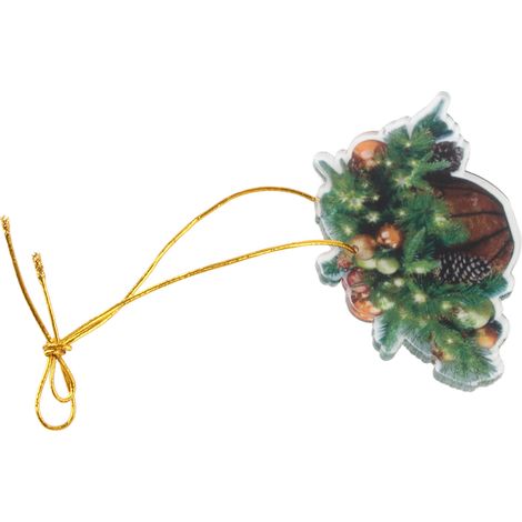 Panier décoratif de sapin de Noël en acrylique (1/5)