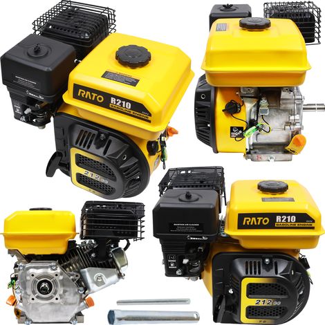 Moteur à Essence Rato R210 5,7HP Arbre de 19mm x 61mm pour remplacement Zongshen ZSGB200 (1/5)