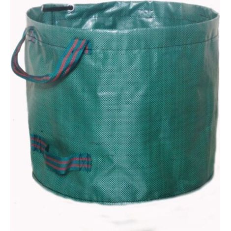 1 sac à déchets de jardin réutilisable de 16 gallons, 17,8" x 15" Sac à déchets de jardin pliable et robuste avec poignées renforcées (1/3)
