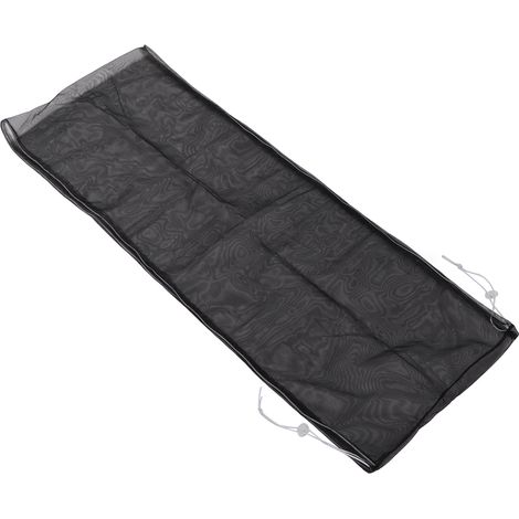 Filet de protection en nylon pour cage à oiseaux, réglable, anti-poussière et anti-graines, pour perroquets, perruches et aras (noir) (1/5)