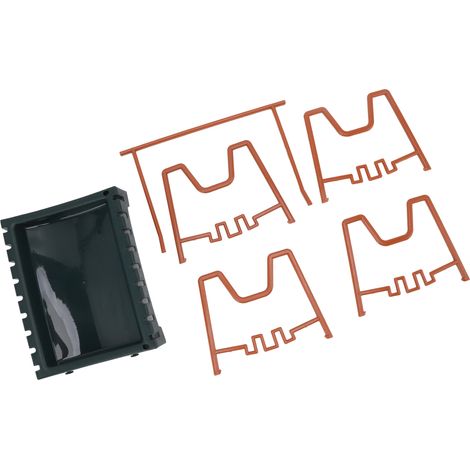 Support pour couvercle de casserole en PP durable, gain de place, base stable et antidérapante, large usage, organisateur de planche à découper type D (1/5)