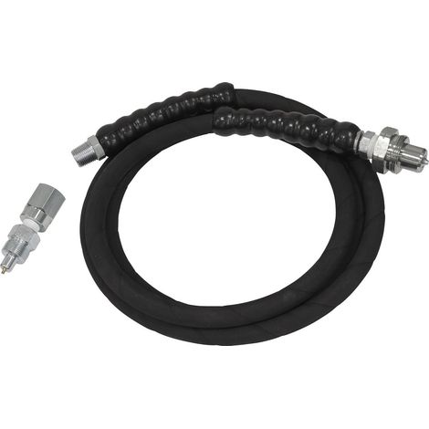 Sealey RE111 High Pressure Hydraulic Hose 3/8"" & 3/8"" to 1/4"" Adaptor