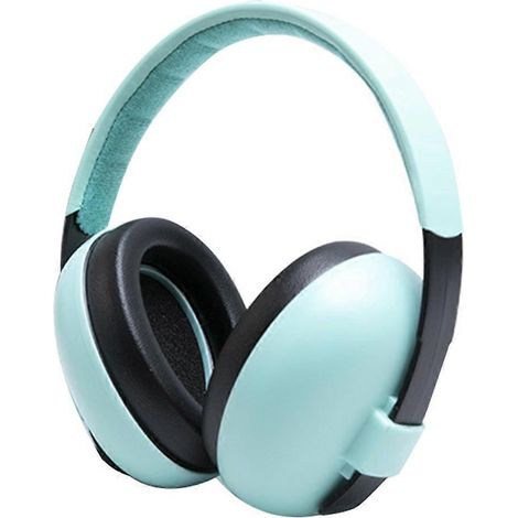 Casque antibruit pour bébé, protection auditive verte (1/5)