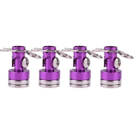 Pilar magnético invisible para carrocería de coche en metal morado, pilar de montaje para carrocería de coches RC a escala 1/10, para Axial SCX10 TRX4 D90 Redcat