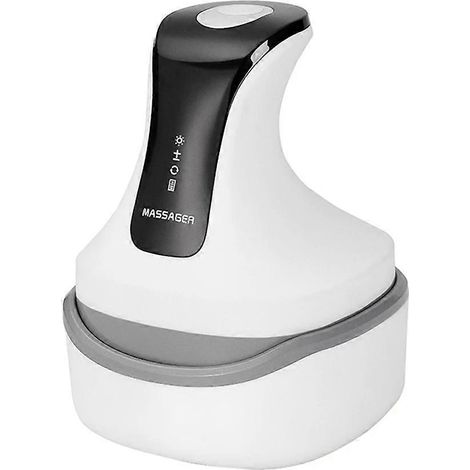 Masseur de cuir chevelu électrique 4D - Soins de santé - Thérapie par la lumière rouge et bleue pour la croissance des cheveux - Antistress - Gratteur de tête à pétrir (1/5)