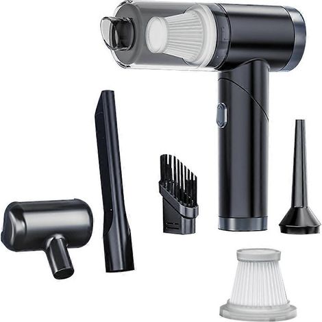 Aspirateur à main et air comprimé plumeau aspirateur à main sans fil pliable mini aspirateur souffleur d'air (1/5)