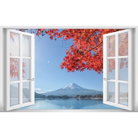 Tableau deco paysage seul sur un lac - Made in France - 80x50cm Toile imprimée (1/5)