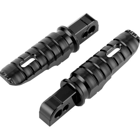 Repose-pieds passager moto arrière FP257-Set pour SUZUKI GSXS1000 GSXR600 GSR750 (Noir) - Kit de repose-pieds passager, compatible GSX-S1000, GSX-R600, GSR750. (1/5)