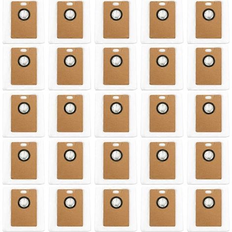 Sacs à poussière de remplacement pour Tapo RV30 Max Plus/Tapo RV30 Max/Tapo RV20 Max Plus/Tapo RV20 Max/Tapo RV10 Plus