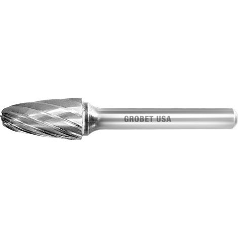 FRESAS ROTATIVAS M/DURO ARBOL CON RADIO P/ALUMINIO 12.7 MM. MANGO 6 MM.