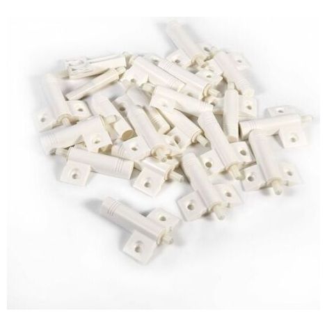 Amortisseurs de portes d'armoires 20pcs Tampons doux pour placard de cuisine, armoire de chambre et d’autres Butée de porte anti collision Lot de 20 (blanc) (1/4)
