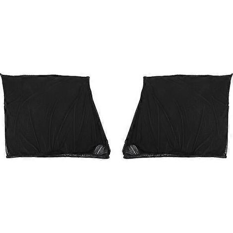 Rideaux de voiture anti-UV, pare-soleil et moustiquaires pour Jeep Wrangler TJ JK JL JT (1997-2022) et Suzuki Jimny - 2 pièces pour l'avant (1/5)