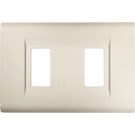 Feb Elettrica PLACCA CLICK  col. Bianco 2 posti